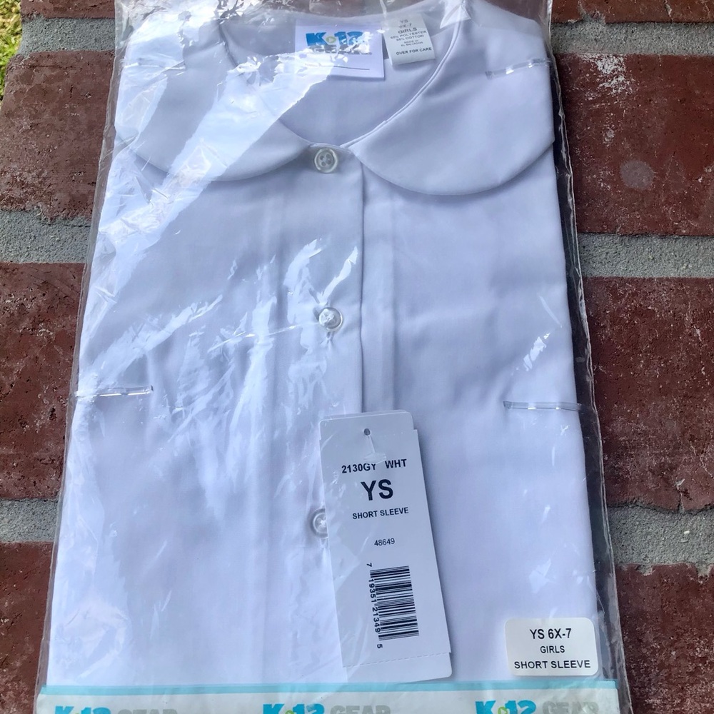 NEW Peter Pan Short Sleeve Blouse
